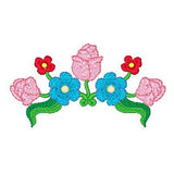 Floral machine embroidery design by sweetstitchdesign.com